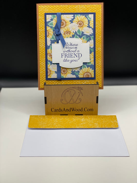 Handcrafted Card - Friendship